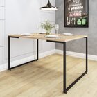 Conjunto Mesa Jantar 4 Cadeiras Industrial Aço Allegra Pp Pre