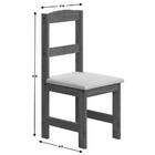 Conjunto Mesa Jantar + 4 Cadeiras Brasil