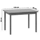 Conjunto Mesa Jantar + 4 Cadeiras Brasil