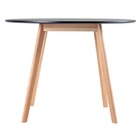 Conjunto Mesa Jantar Leda 90 Cm + 4 Cadeiras Leda Saarinen Pr