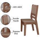 Conjunto Mesa Jantar Mdf 90 Cm 4 Cadeiras 1101915 Celmo