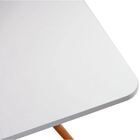 Conjunto Mesa Jantar Quadrada Eiffel 80cm Branca Mdf + 4 Cade