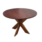 Conjunto Mesa Jantar Redonda Country 1,20m 4 Cadeiras Confort