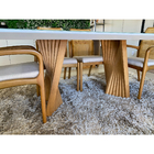 Conjunto Mesa Jantar Sintra 6 Cadeiras Condote Premium Luxo