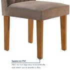 Conjunto Mesa Laguna Tampo Slim Vidro Plus 6 Cadeiras Laguna