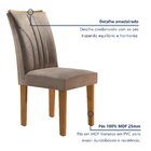 Conjunto Mesa Laguna Tampo Slim Vidro Plus 6 Cadeiras Laguna