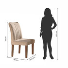 Conjunto Mesa Laguna Tampo Slim Vidro Plus 6 Cadeiras Laguna