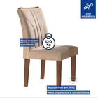 Conjunto Mesa Laguna Tampo Slim Vidro Plus 6 Cadeiras Laguna