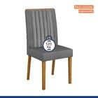 Conjunto Mesa Larissa 160cm Com 6 Cadeiras Mari Cinamomo/off