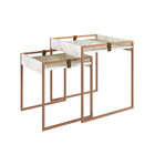 Conjunto Mesa Lateral Columbia - Branco