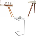 Conjunto Mesa Lateral De Canto  Aparador E Suporte Braço Sofá