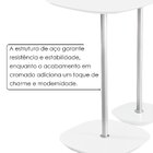 Conjunto Mesa Lateral Florença Alta E Baixa - Lf 049 Branco/c
