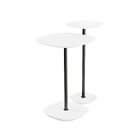Conjunto Mesa Lateral Florença Alta E Baixa - Lf 049 Branco/p