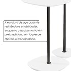 Conjunto Mesa Lateral Florença Alta E Baixa - Lf 049 Branco/p