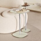 Conjunto Mesa Lateral Florença Alta E Baixa - Lf 049 Off Whit