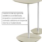 Conjunto Mesa Lateral Florença Alta E Baixa - Lf 049 Off Whit