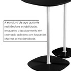Conjunto Mesa Lateral Florença Alta E Baixa - Lf 049 Preto/cr