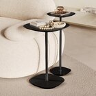 Conjunto Mesa Lateral Florença Alta E Baixa - Lf 049 Preto/pr