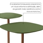 Conjunto Mesa Lateral Florença Alta E Baixa - Lf 049 Verde/ca