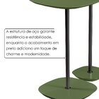 Conjunto Mesa Lateral Florença Alta E Baixa - Lf 049 Verde/pr