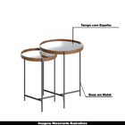 Conjunto Mesa Lateral Nezuko Com Espelho Base Grafite G29 - G