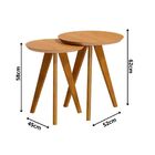 Conjunto Mesa Lateral Redonda - Nature