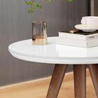Conjunto Mesa Lateral Sofá Sala Pés Palito