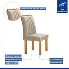 Conjunto Mesa Laura 90cm Com 4 Cadeiras Arizona Tampo Milão P