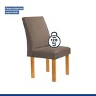 Conjunto Mesa Laura 90cm Com 4 Cadeiras Canela Tampo Milão Pl