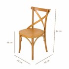 Conjunto Mesa Lisboa Com 4 Cadeiras X Texas Nozes Nozes