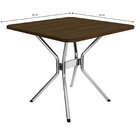 Conjunto Mesa Loire 4 Cadeiras Portugal Cromado/capuccino