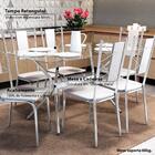 Conjunto Mesa Loire De Vidro E 6 Cadeiras Lisboa Kappesberg C