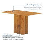 Conjunto Mesa Lorena 120cmx80cm Com 4 Cadeiras Celeste Tampo