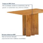 Conjunto Mesa Lorena 120cmx80cm Com 4 Cadeiras Luisa Tampo Lo