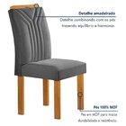 Conjunto Mesa Lorena 160cmx80cm Com 6 Cadeiras Celeste Tampo