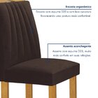 Conjunto Mesa Luna 100cm Com 4 Cadeiras Arizona Tampo Redondo