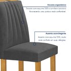 Conjunto Mesa Luna 100cm Com 4 Cadeiras Arizona Tampo Redondo