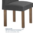 Conjunto Mesa Luna 100cm Com 4 Cadeiras Arizona Tampo Slim Pl