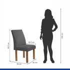 Conjunto Mesa Luna 100cm Com 4 Cadeiras Canela Tampo Redondo