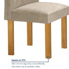 Conjunto Mesa Luna 120cm Com 6 Cadeiras Arizona Tampo Redondo