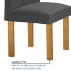 Conjunto Mesa Luna 120cm Com 6 Cadeiras Arizona Tampo Redondo