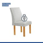 Conjunto Mesa Luna 120cm Com 6 Cadeiras Canela Tampo Redondo