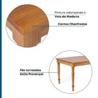 Conjunto Mesa Madeira Maciça 4 Cadeiras Wishbone Amarílis Yes
