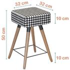 Conjunto Mesa Madri E Banqueta Baixa Rill Sone