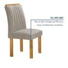 Conjunto Mesa Manuela 120cm Com 4 Cadeiras Arizona Tampo Dako