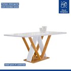 Conjunto Mesa Manuela 120cm Com 4 Cadeiras Canela Tampo Dakot