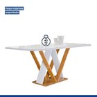 Conjunto Mesa Manuela 120cm Com 4 Cadeiras Canela Tampo Dakot