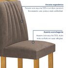 Conjunto Mesa Manuela 160cm Com 6 Cadeiras Arizona Tampo Dako