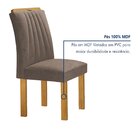 Conjunto Mesa Manuela 160cm Com 6 Cadeiras Arizona Tampo Dako