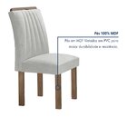 Conjunto Mesa Manuela 160cm Com 6 Cadeiras Arizona Tampo Dako